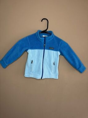 Toddler Columbia Two-Tone Blue Fleece Jacket